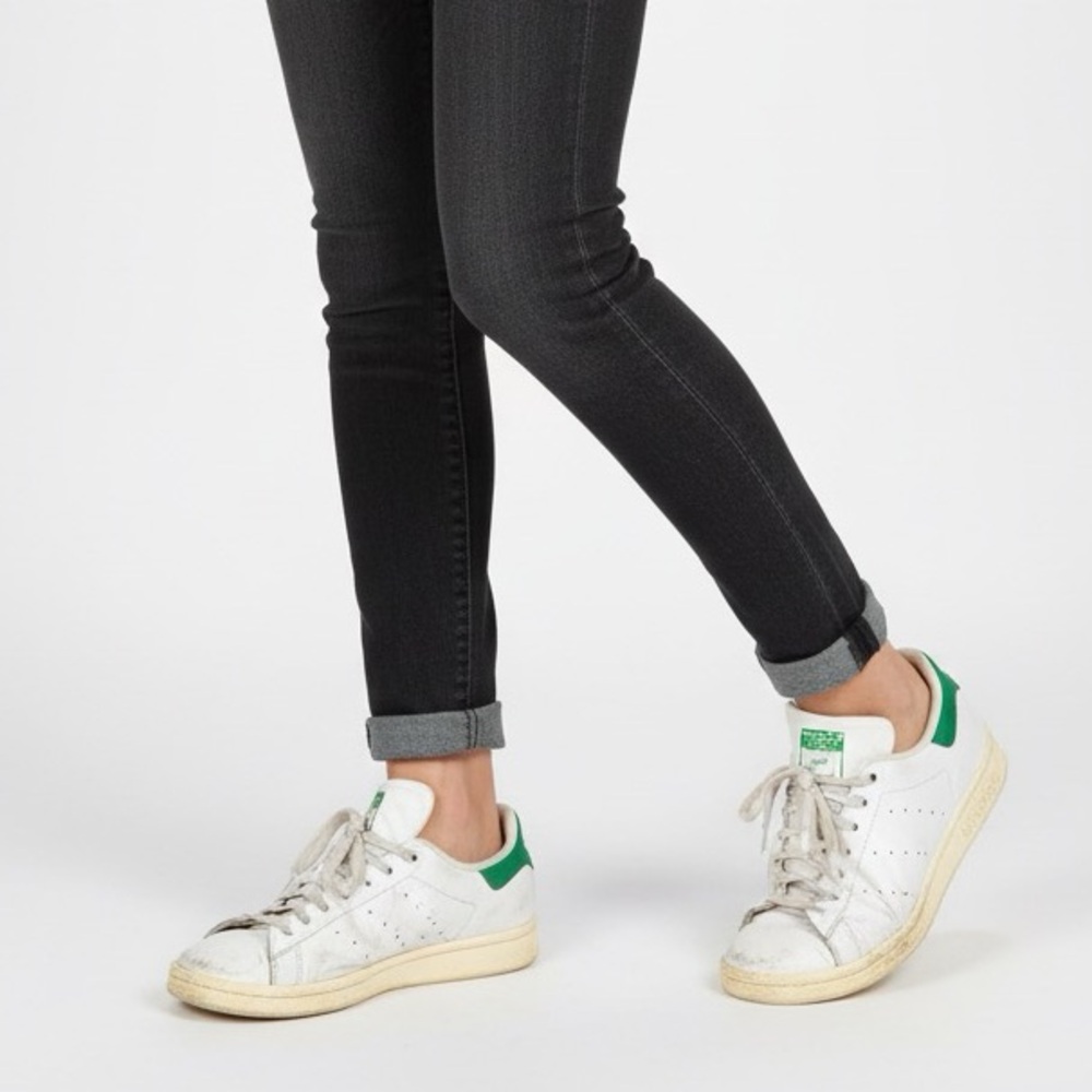 Adidas Stan Smith Sneakers White Green Accents size 6.5 men’s = size 8 women’s